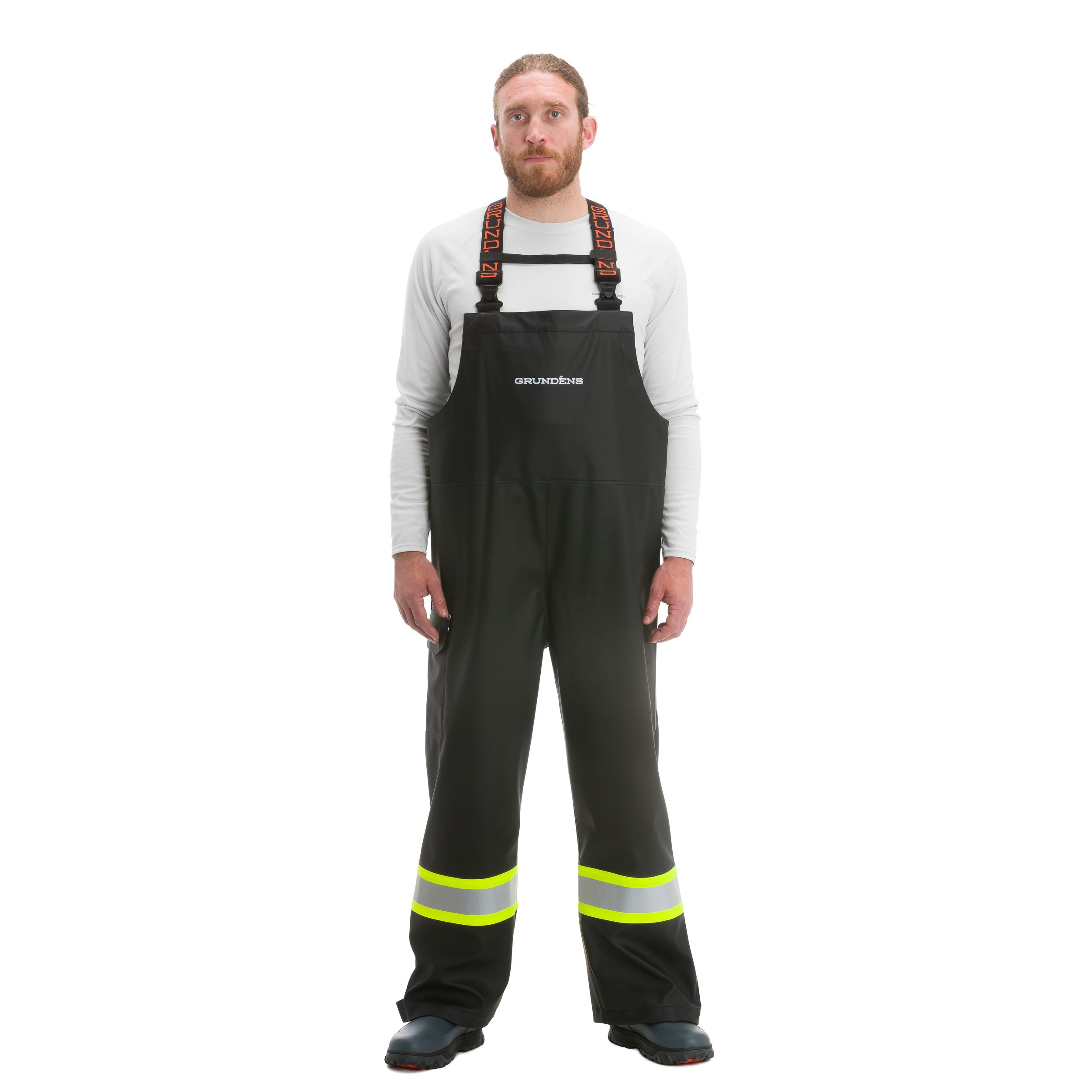 Grundens Men's Neptune CSA Approved Class 1 Rain Bib Overalls
