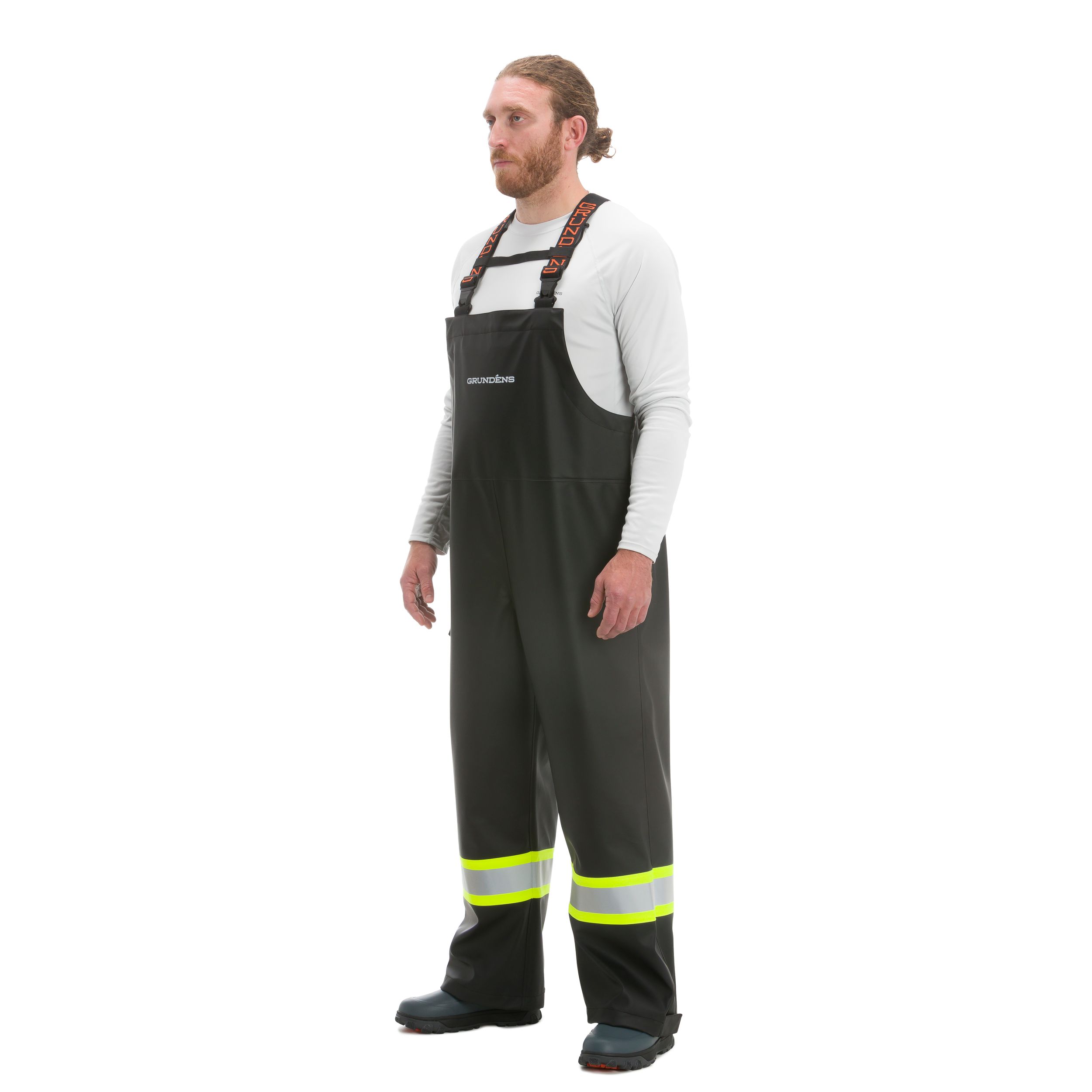 Grundens Men's Neptune CSA Approved Class 1 Rain Bib Overalls
