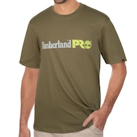 T-shirt à logo sur la poitrine pour hommes, Timberland PRO Front_Angled_Left
