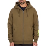 Timberland PRO Men's Front Zip Sleeve Logo Hoodie Front_Flat