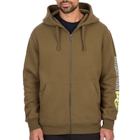 Timberland PRO Men's Front Zip Sleeve Logo Hoodie
