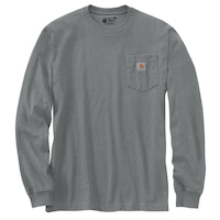 T-shirt décontracté original à manches longues pour hommes, Irvine, Carhartt