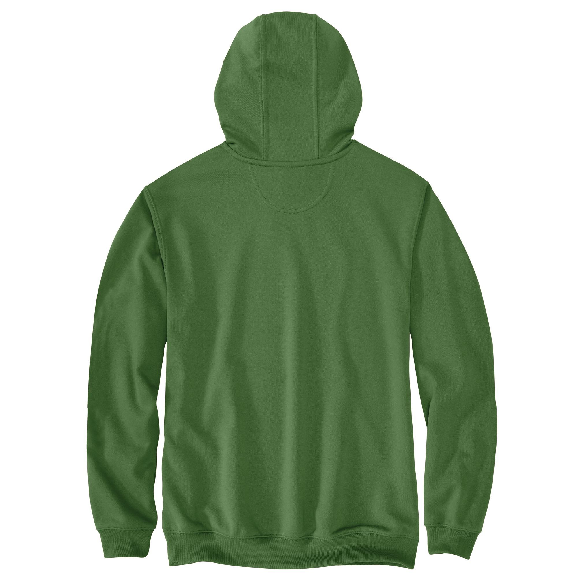 Chandail en molleton à capuche de poids moyen avec logo sur la manche pour hommes, Carhartt