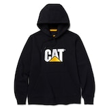 CAT Men's Heavyweight Trademark Hooded Sweatshirt Front_Flat