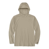 Carhartt Men's Force Sun Defender Long Sleeve Hooded T-Shirt Front_Flat