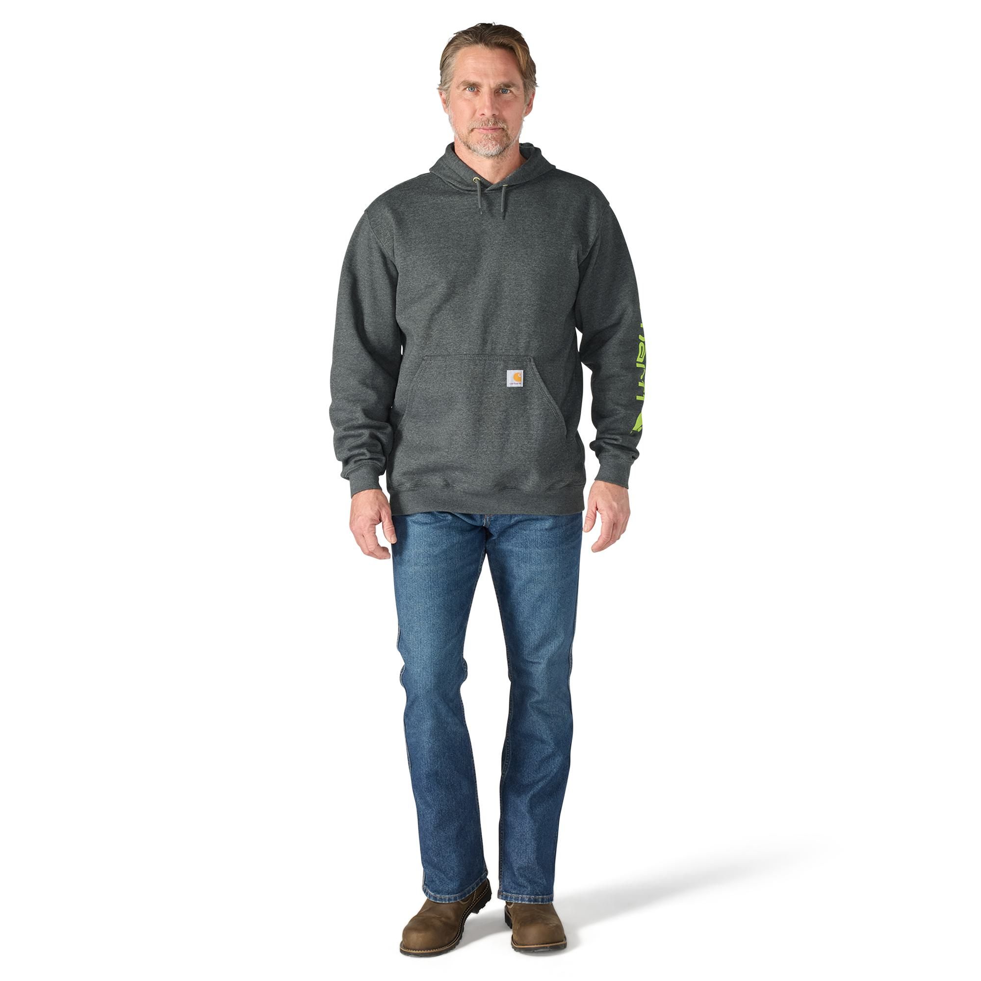 Carhartt Men's Logo Sleeve Pullover Hoodie