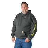 Carhartt Men's Logo Sleeve Pullover Hoodie Front_Angled_Left