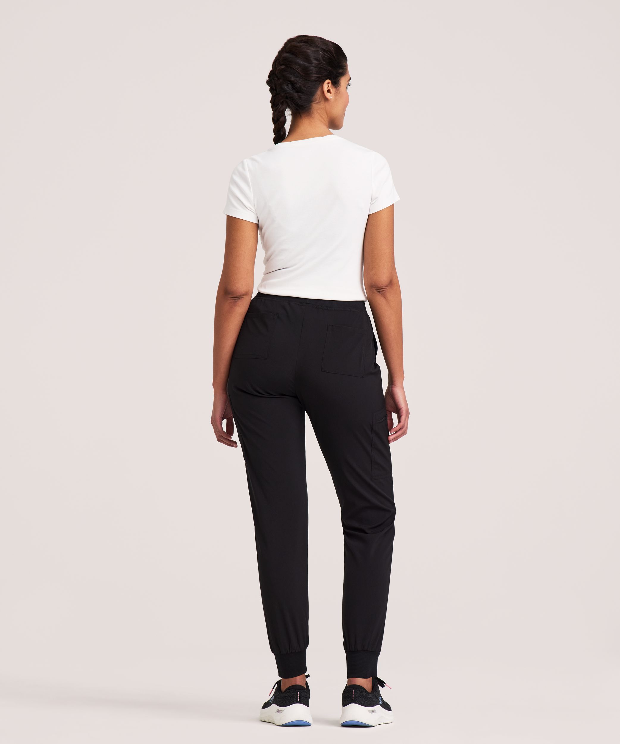 Pantalon d'uniforme médical de style jogging Scrubletics avec ceinture élastique, pour femmes