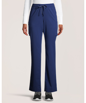 Pantalon d’uniforme médical Health Pro Heart de HEALTH PRO à poche cargo et à ceinture élastique avec cordon de serrage, pour femmes, Women's Heart