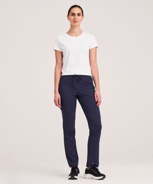 Pantalon d’uniforme médical Health Pro Heart de HEALTH PRO à poche cargo et à ceinture élastique avec cordon de serrage, pour femmes, Women's Heart