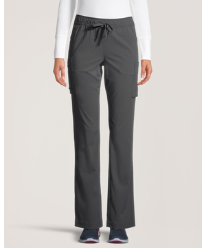 Pantalon d’uniforme médical Health Pro Heart de HEALTH PRO à poche cargo et à ceinture élastique avec cordon de serrage, pour femmes, Women's Heart