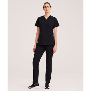 Health Pro Heart Women's Heart Cargo Pocket Elastic Stretch Waist with Drawstring Scrub Pants