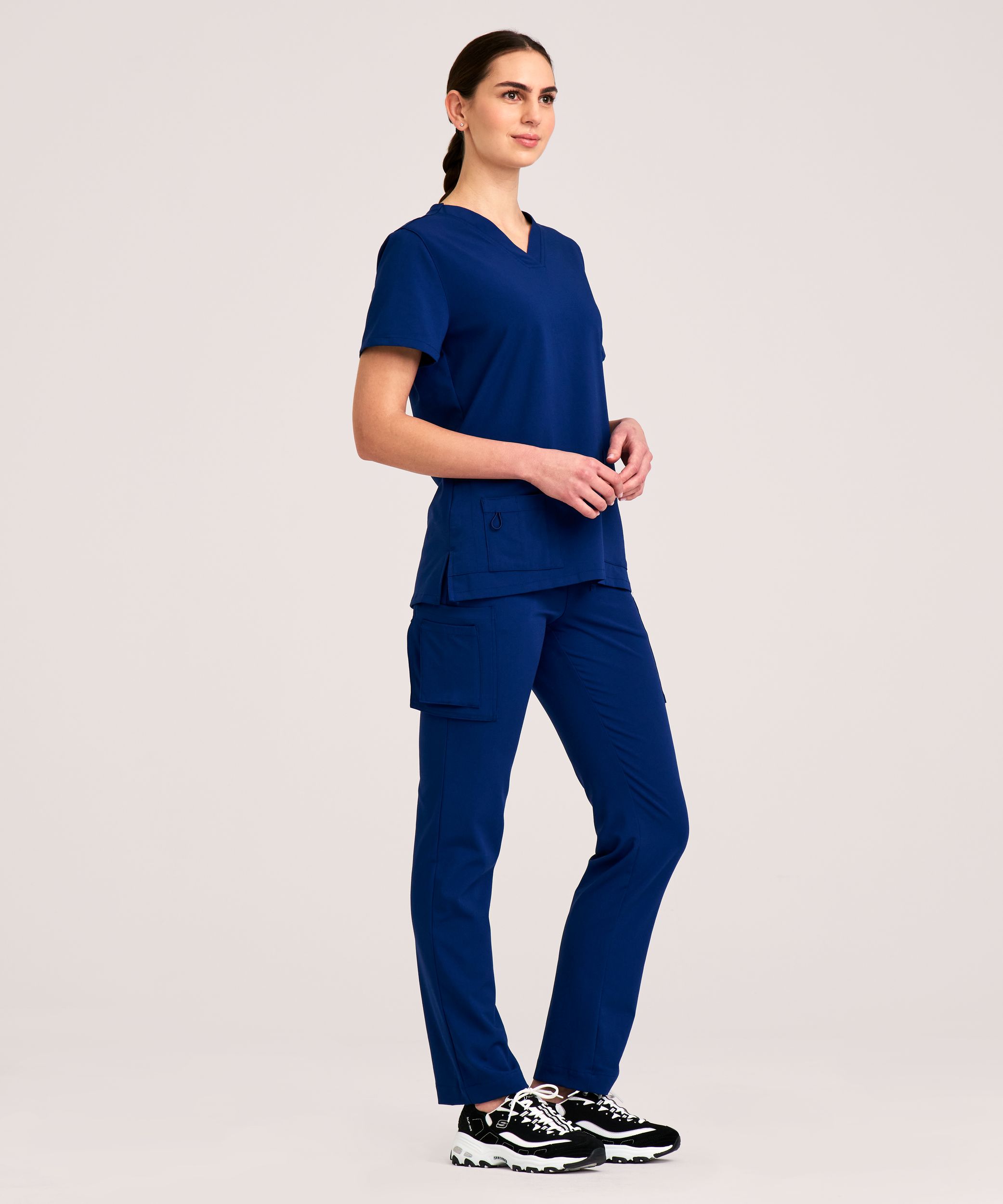 Health Pro Heart Women's Heart 5 Pocket V-Neck Scrub Top