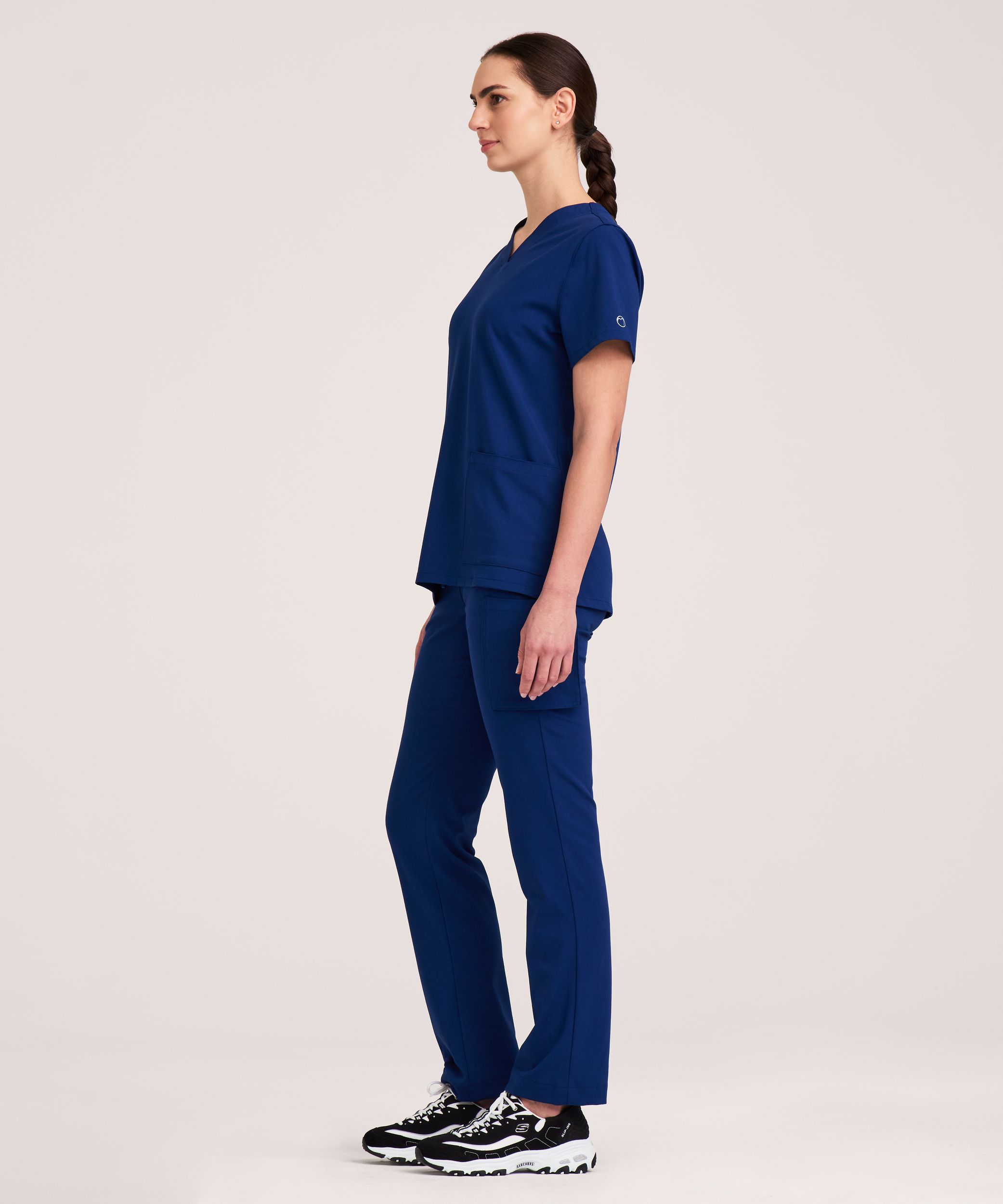 Health Pro Heart Women's Heart 5 Pocket V-Neck Scrub Top