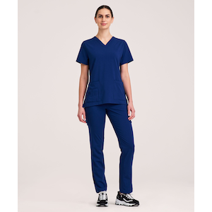 Health Pro Heart Women's Heart 5 Pocket V-Neck Scrub Top