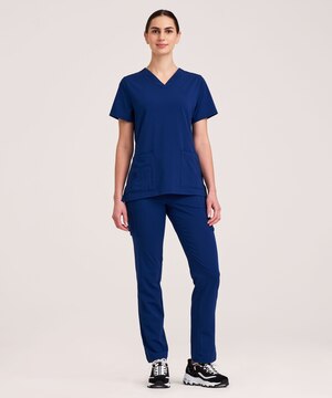 Health Pro Heart Women's Heart 5 Pocket V-Neck Scrub Top