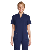 hoksml Womens Tops, Summer Clearance Women's Scrubs Top with Pocket Short  Sleeve Working Uniform Top Nurses Tunic Uniform Clinic Carer O-Neck Tees  Protective Clothing Tops Care Workers T-Shirt Tops 