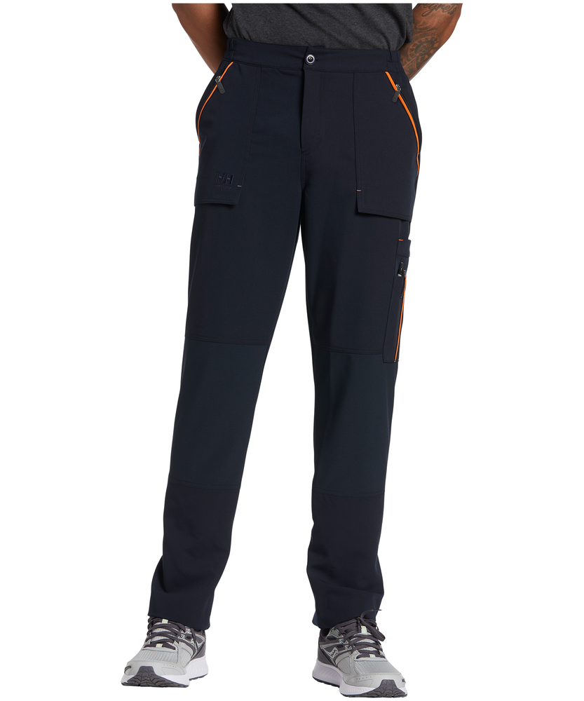 Pantalon d'uniforme médical cargo extensible Helly Hansen Workwear à jambe  droite, pour hommes