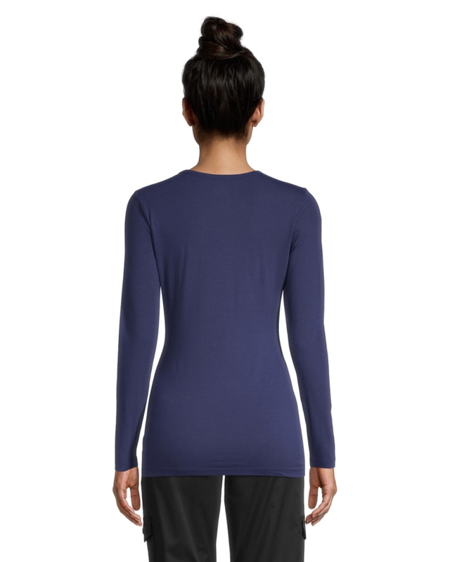 HEALTH PRO Women's Crewneck Long Sleeve Underscrub Shirt Marks