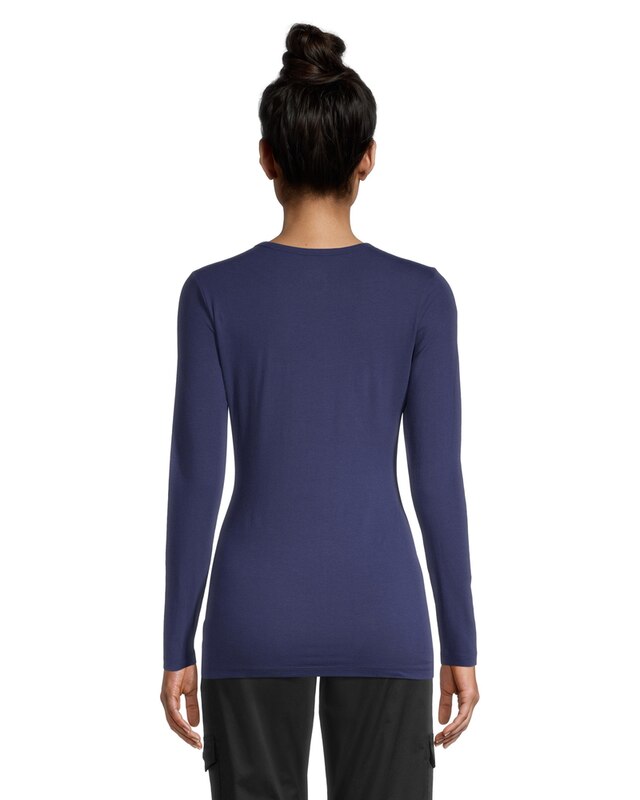 HEALTH PRO Women's Crewneck Long Sleeve Underscrub Shirt Marks