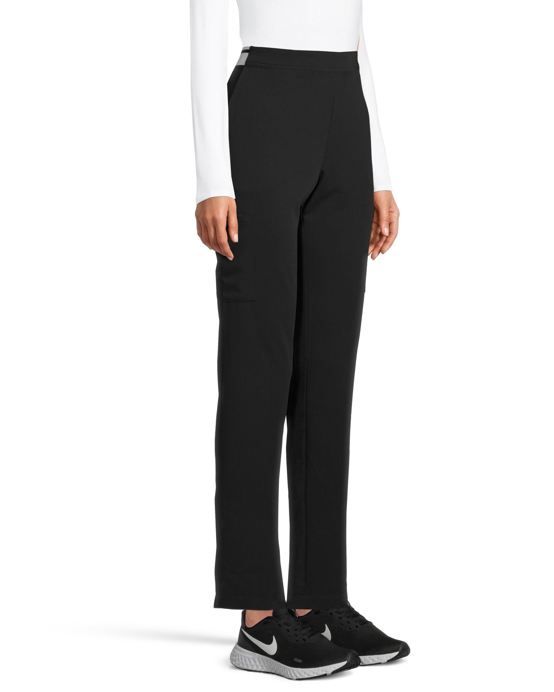 Worthington X Jason Bolden Womens Mid Rise Lined Bootcut Flat Front Pant |  CoolSprings Galleria