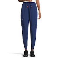 Pantalon d'uniforme médical cargo style jogging à 6 poches pour femmes, Helly Hansen Front_Flat