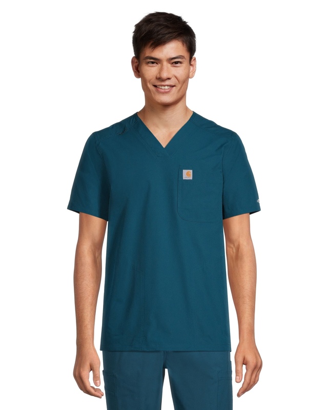 Carhartt Men's Core VNeck Rugged Flex Scrub Top Marks