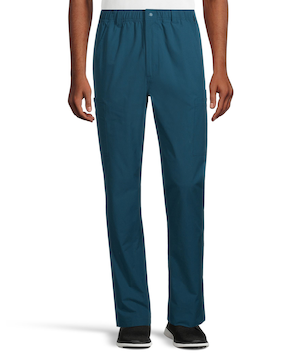 Pantalon d’uniforme médical de base cargo à jambe droite pour hommes, Rugged Flex