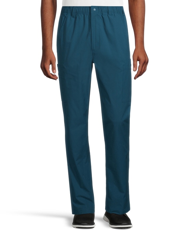 Pantalon d’uniforme médical de base cargo à jambe droite pour hommes, Rugged Flex