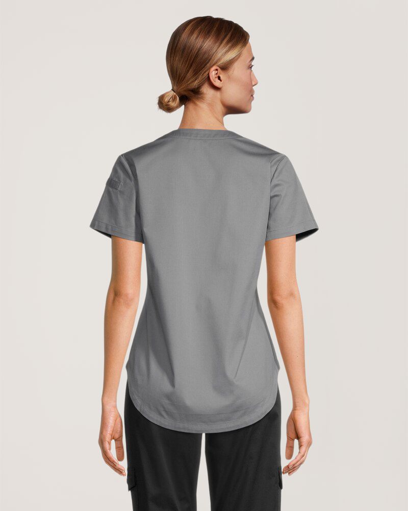 Haut d'uniforme médical HEALTH PRO avec encolure en V et une poche pour femmes