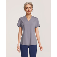 Haut d'uniforme médical à côtés profilés HEALTH PRO pour femmes Front_Flat