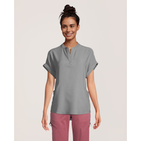 Haut d'uniforme médical HEALTH PRO à encolure en Y pour femmes Front_Flat