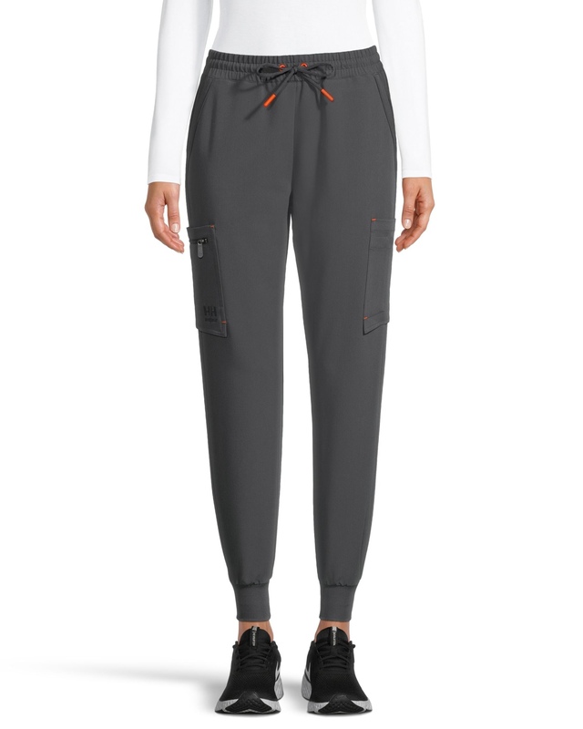 Pantalon d'uniforme médical cargo extensible Helly Hansen Workwear style jogging à 6 poches pour femmes