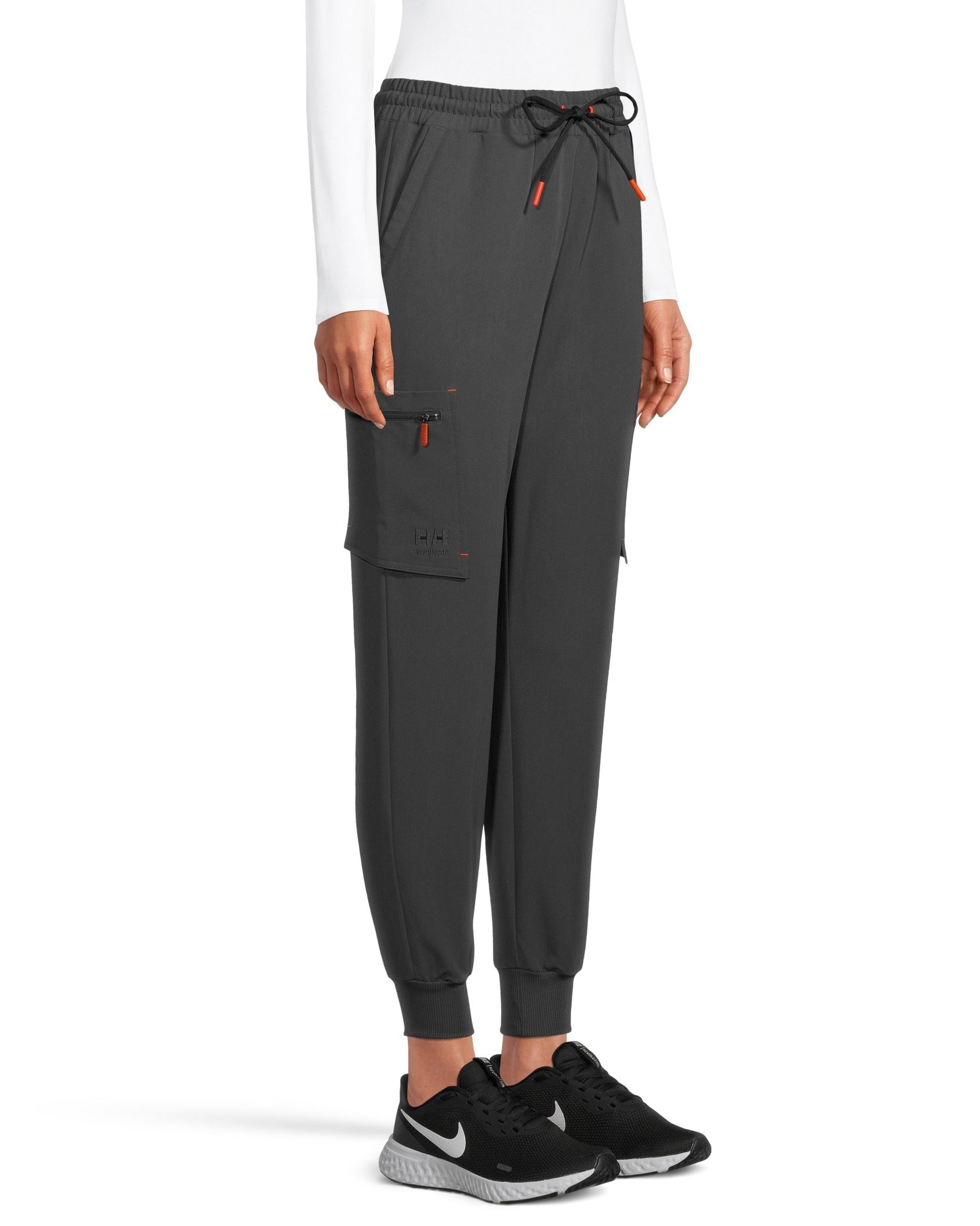 Pantalon d'uniforme médical cargo extensible Helly Hansen Workwear style jogging à 6&nbsp;poches pour femmes