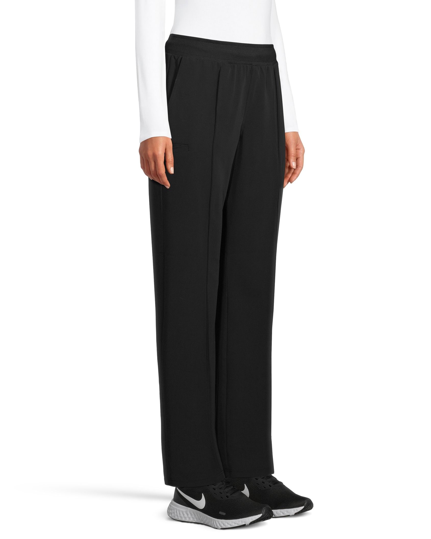 Benchmark Trousers Classic, Work Trousers, Women, Black, Poly-Cotton, Waist  30, Leg 33, Long, Size 12 T24 BLACK T 12