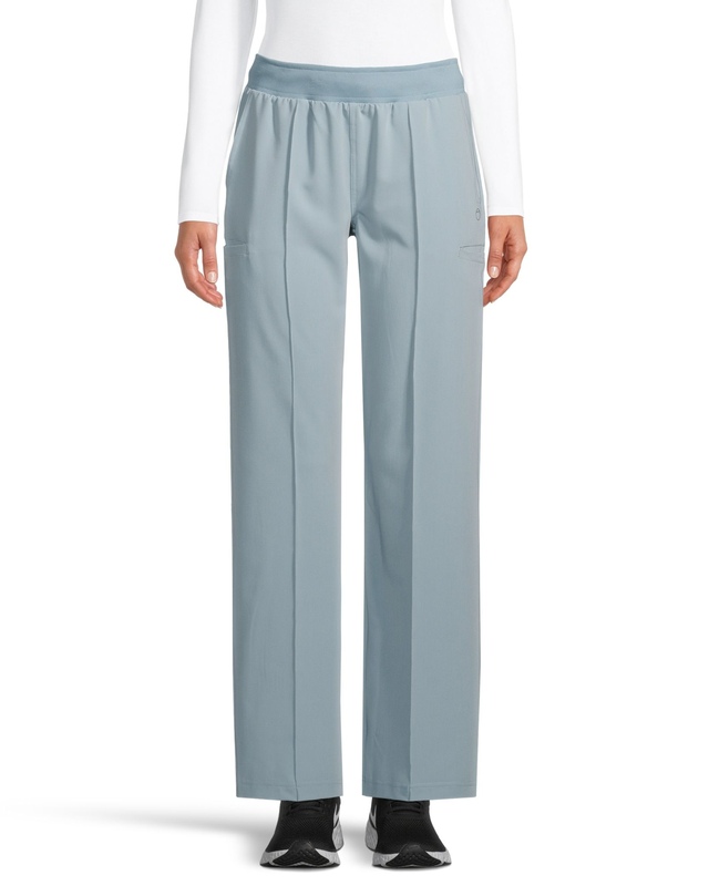 Women's Comfort Waist Wide Leg Scrub Pants Marks