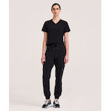 Scrubletics Women's Cargo Jogger Drawstring Scrub Pants Front_Flat