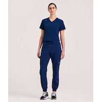 Scrubletics Women's Cargo Jogger Scrub Pants Front_Flat
