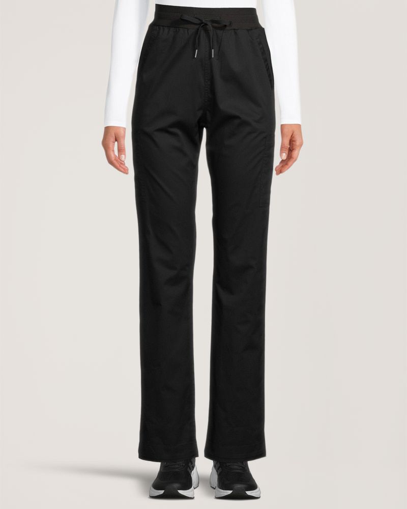 Pantalon d’uniforme médical cargo confortable HEALTH PRO à taille haute pour femmes