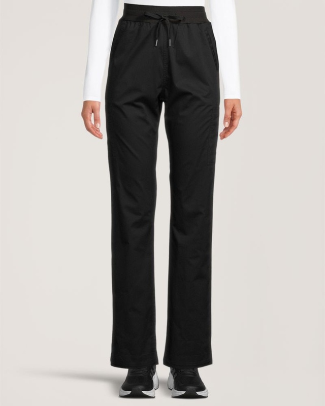 Pantalon d’uniforme médical cargo confortable HEALTH PRO à taille haute pour femmes