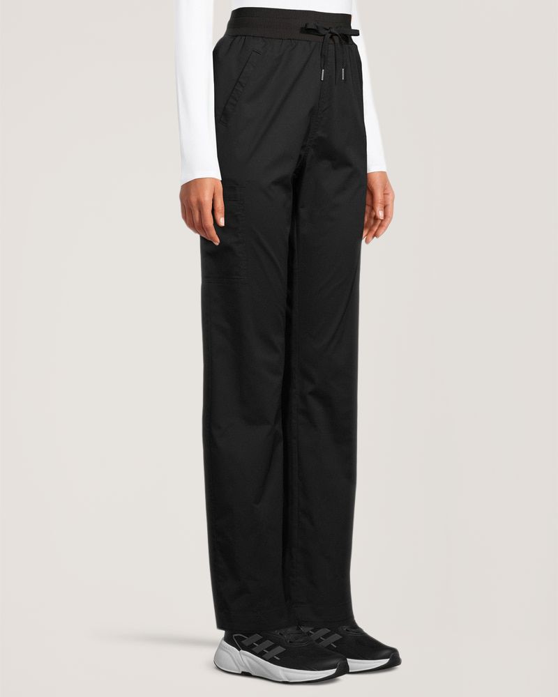 Pantalon d’uniforme médical cargo confortable HEALTH PRO à taille haute pour femmes