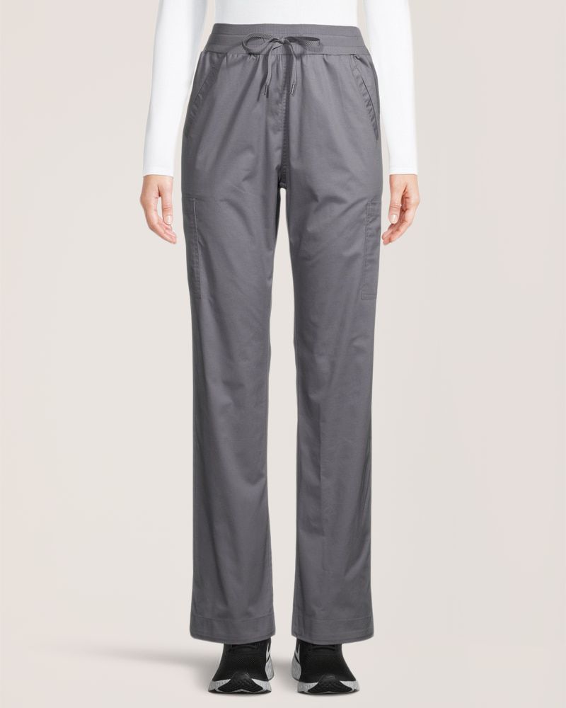 Pantalon d’uniforme médical cargo confortable HEALTH PRO à taille haute pour femmes
