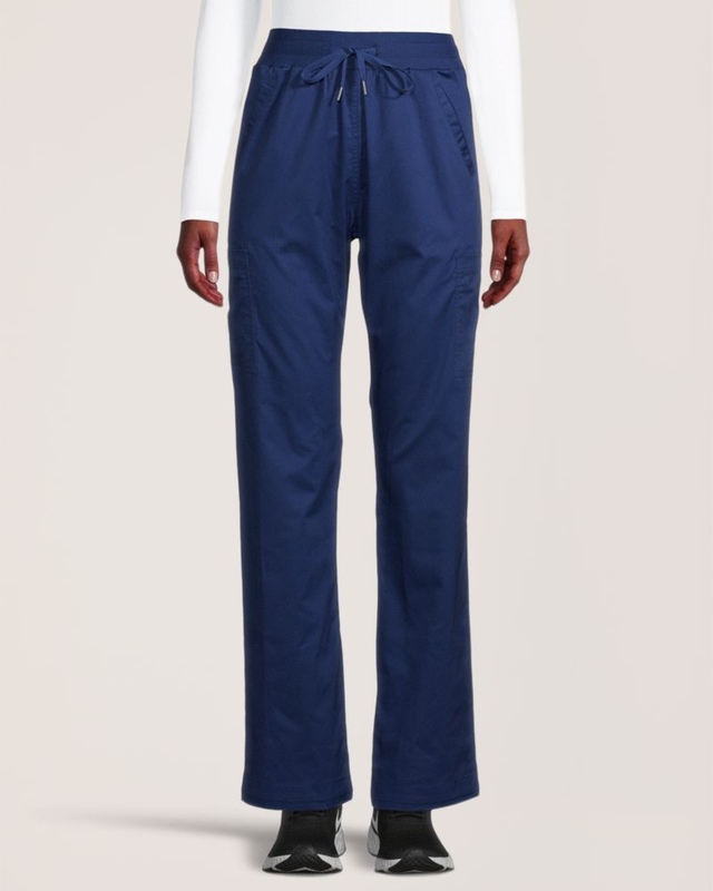 Pantalon d’uniforme médical cargo confortable HEALTH PRO à taille haute pour femmes