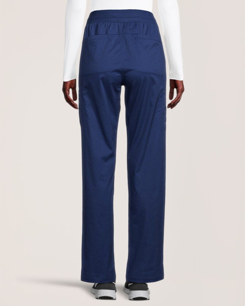 Pantalon d’uniforme médical cargo confortable HEALTH PRO à taille haute pour femmes