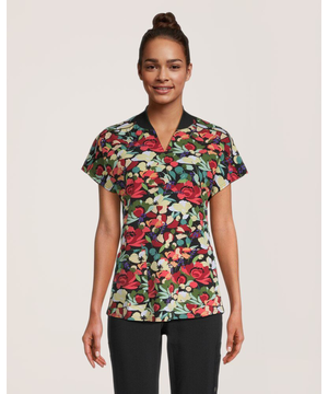 Haut d'uniforme médical à deux poches pour femmes, Scrubletics