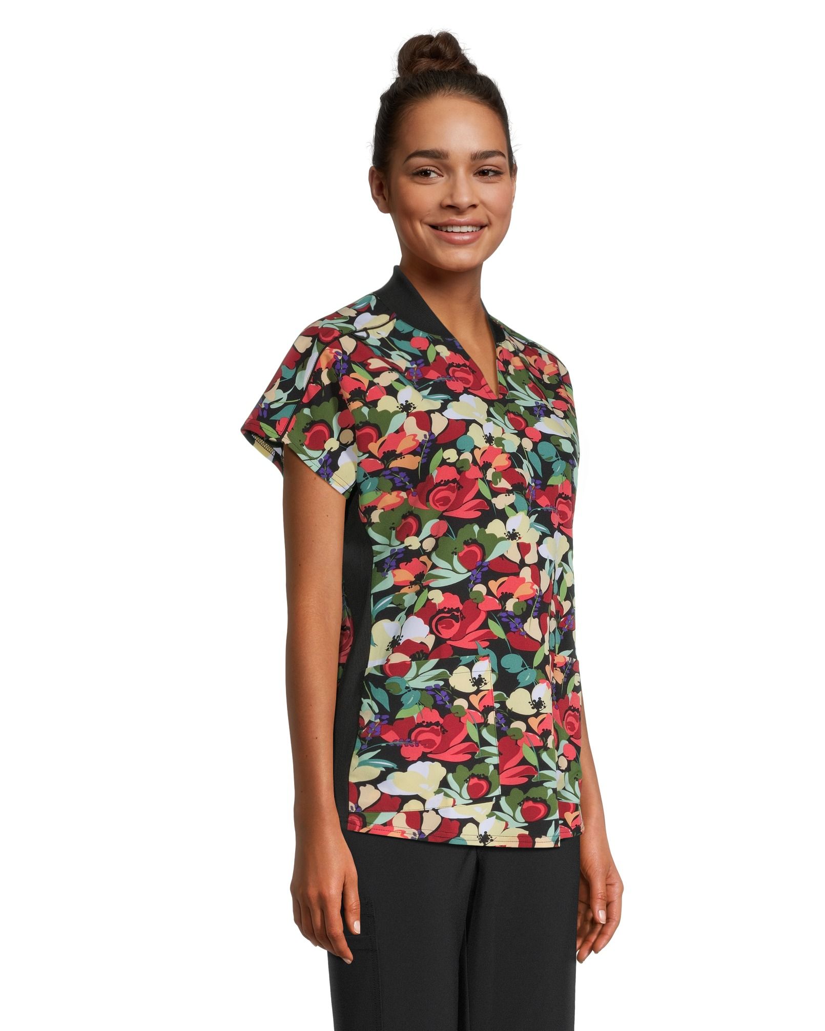 Scrubletics Women s 2 Pocket Scrub Top Marks