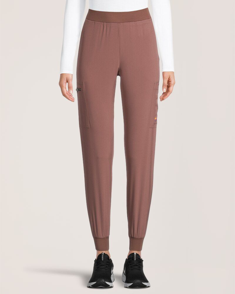 Pantalon d’uniforme médical de style jogging à coupe étroite pour femmes, Scrubletics