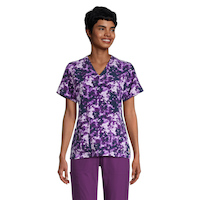 Haut d'uniforme médical à encolure en V pour femmes, Force, Carhartt Front_Flat