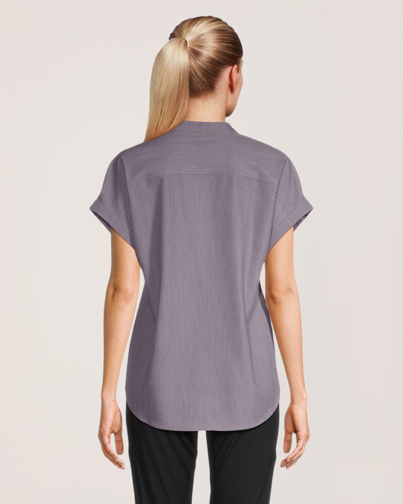 Haut d'uniforme médical extensible dans 4&nbsp;sens avec col mandarin pour femmes, Health Pro