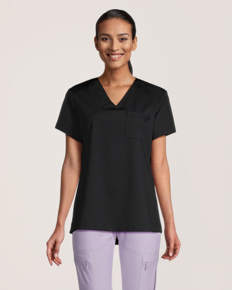 Health Pro Women's Stretch Scrub Top